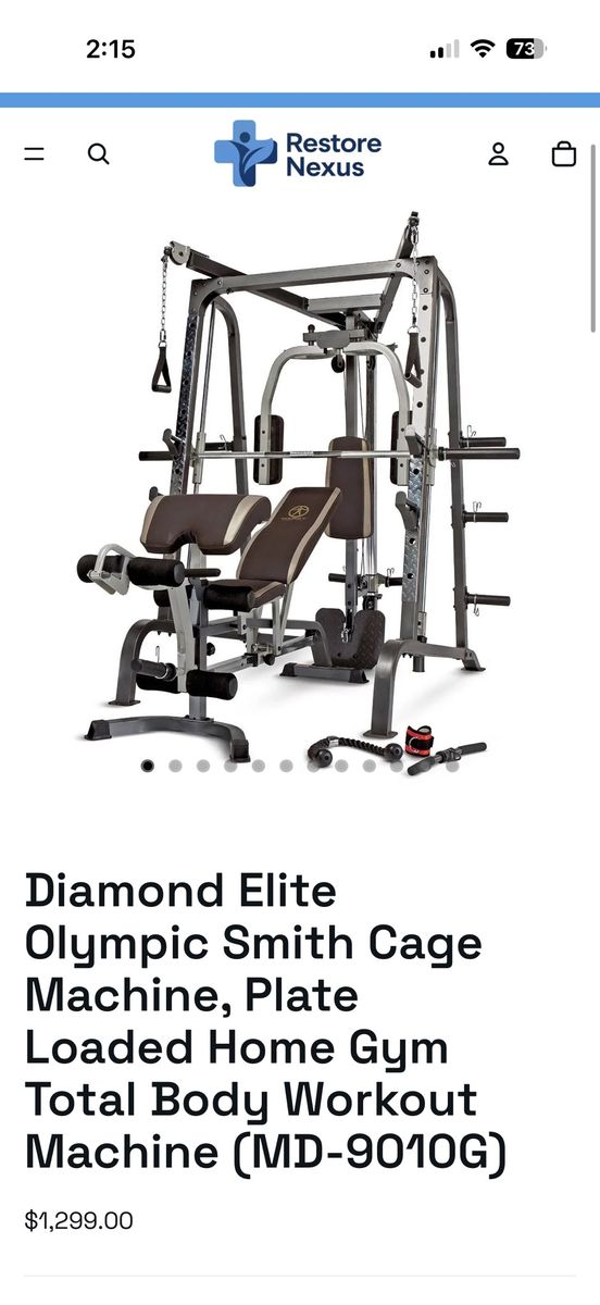 Marcy Diamond Elite Workout Tower + added Weights
