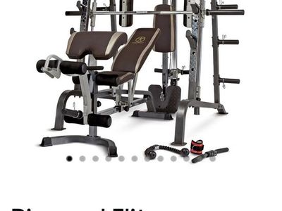 Marcy Diamond Elite Workout Tower + added Weights