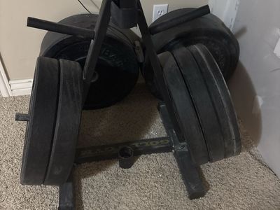 Golds Gym Weight Tree Stand with Black Plates