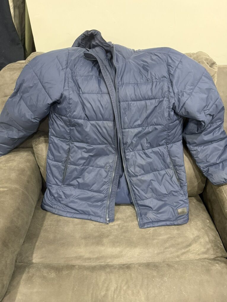 Vans Blue Puff Jacket Large