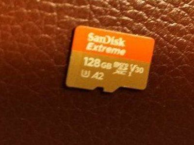 128gb Sandisk extreme micro sd and adapter