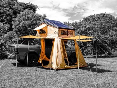 Roof Top Tent w/ XL Annex – Guana Wanaka 4 Overland RTT