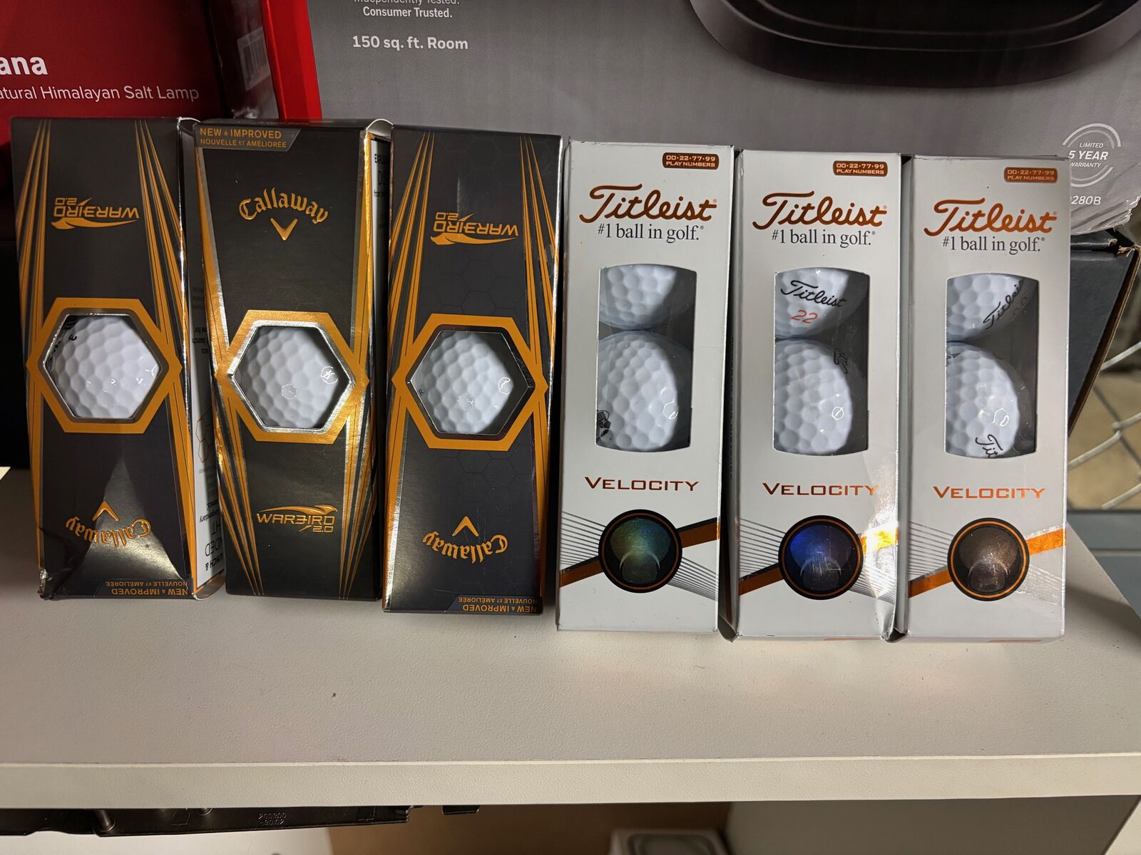 Callaway & Titleist Golf Balls - $3 per sleeve