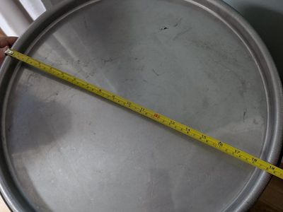 Large Round Aluminum Drum/Barrel