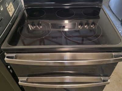 ge double oven electric stove