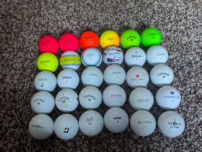 30 golf balls (various brands) #5
