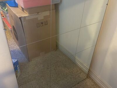 Large Heavy Mirror Hanging 40 Tall 30 Wide