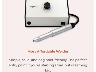 permanent jewlery welder