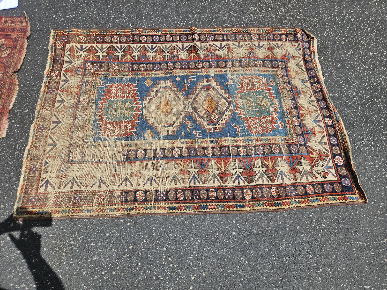 Antique Carpet: 53" x 75"