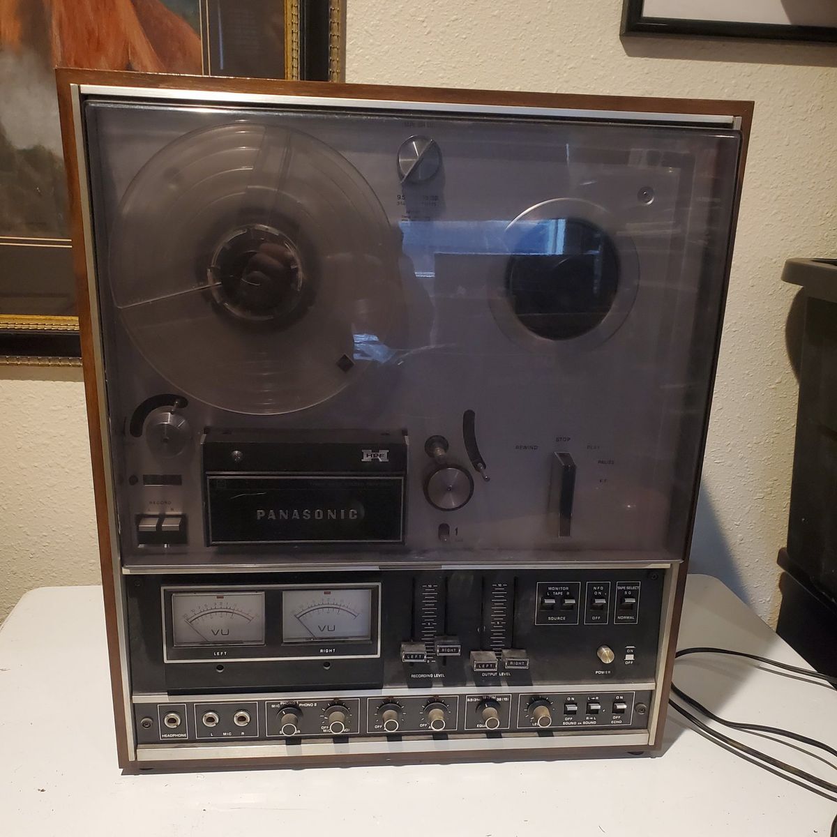 panasonic reel to Reel tape recorder