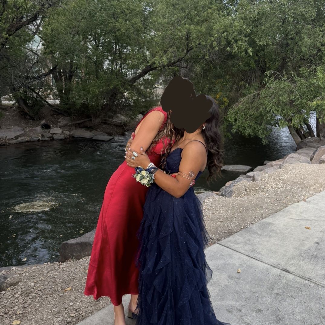 Navy Blue Prom or Hoco dress