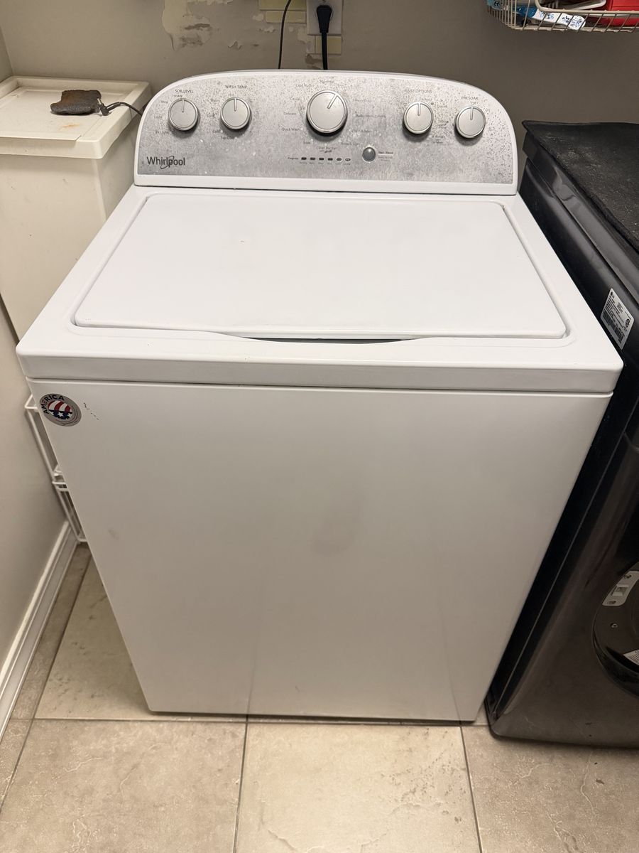 FREE Whirlpool White Top-Load Washing Machine