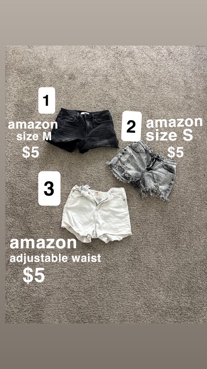 Jean shorts