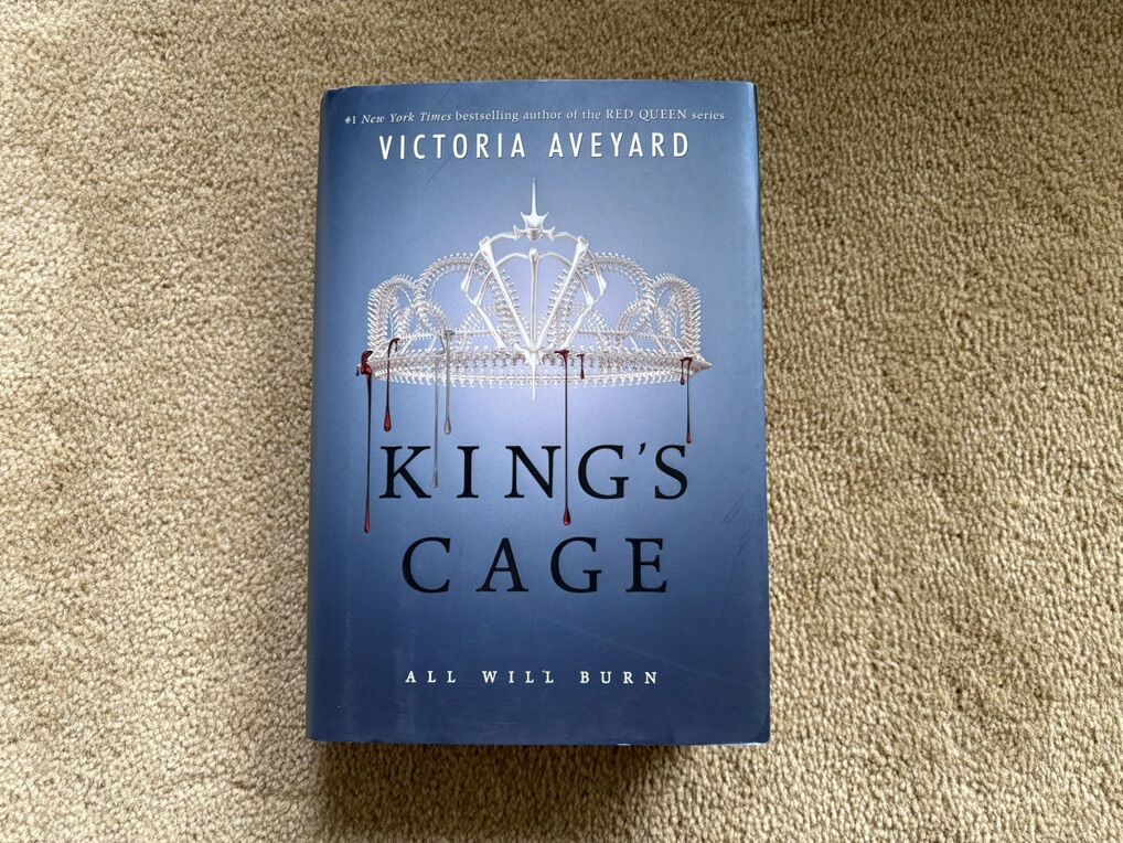 SIGNED King's Cage, by Victoria Aveyard (hardcover)