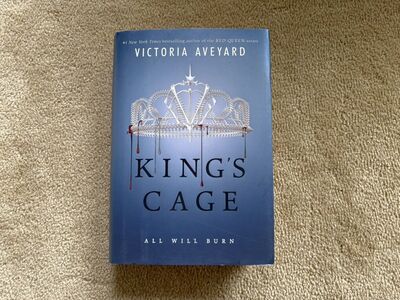 SIGNED King's Cage, by Victoria Aveyard (hardcover)