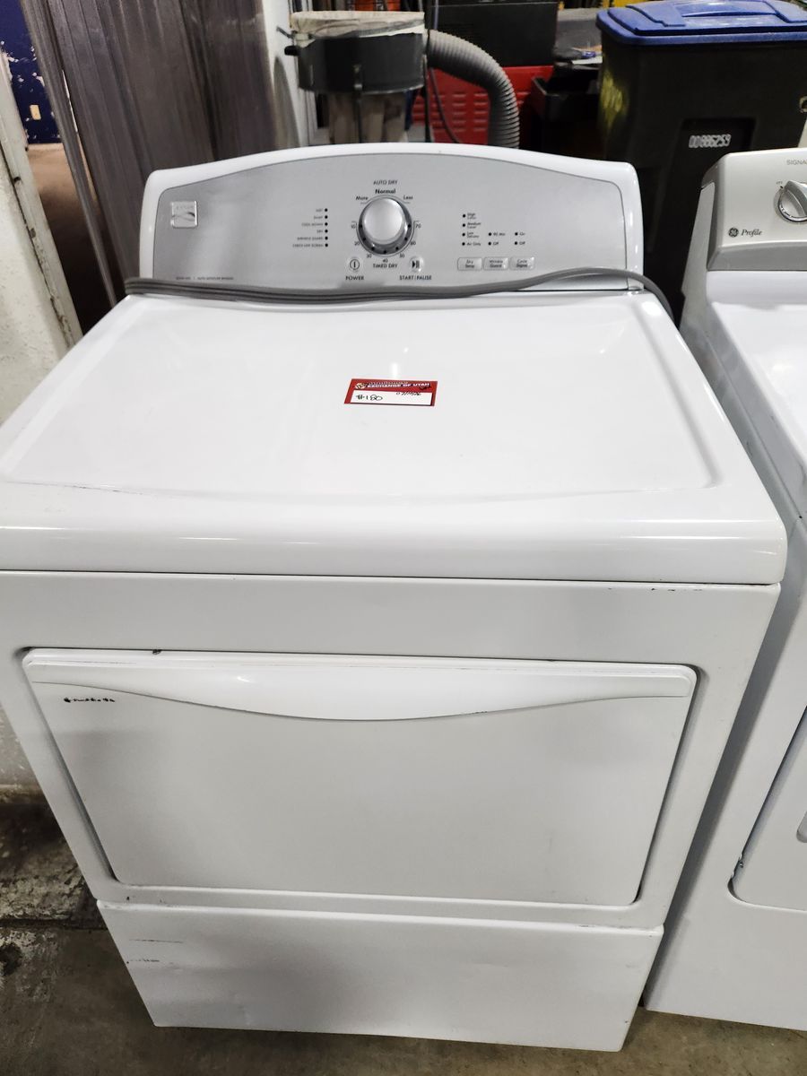 Kenmore White Electric Dryer - Normal/Auto Dry Settings