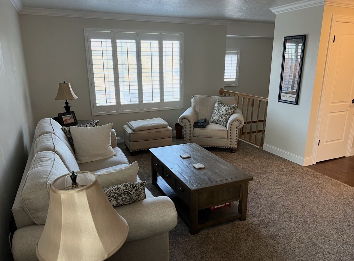 Sofa, chair & ottoman