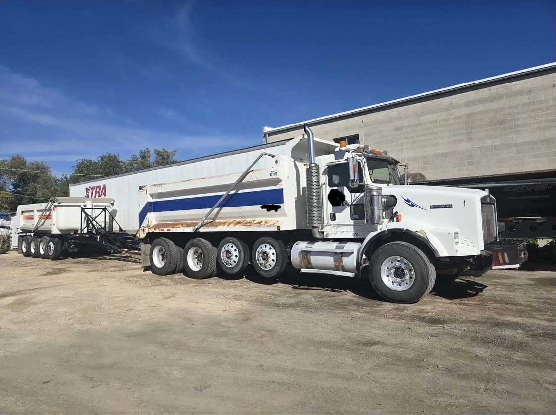 2006 kenworth t800 and pup