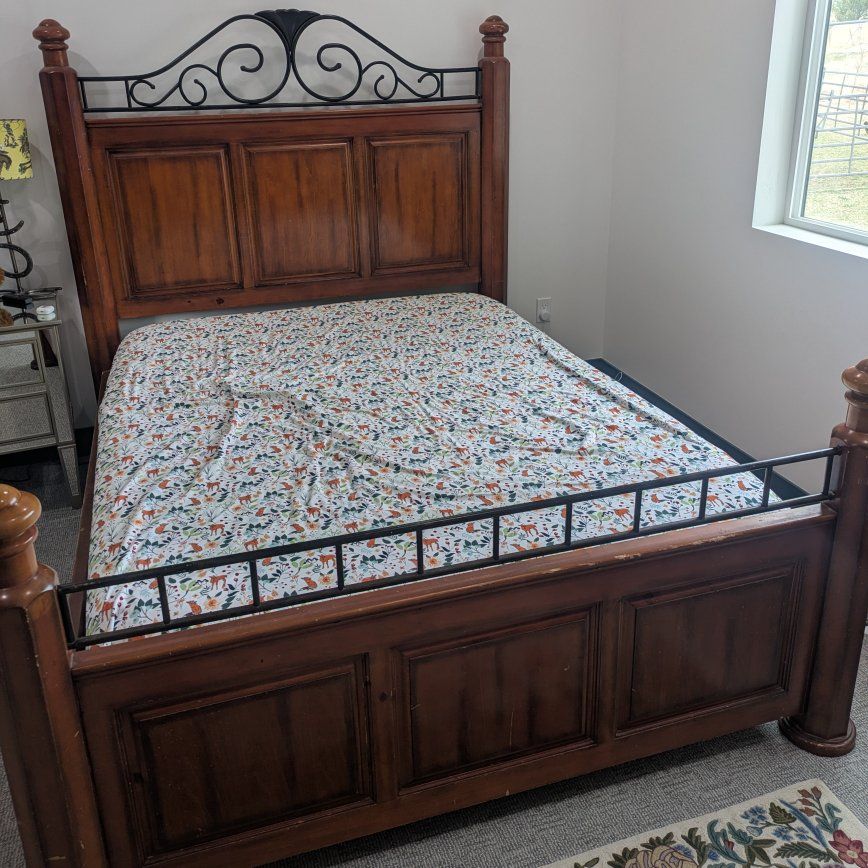 Queen bed frame