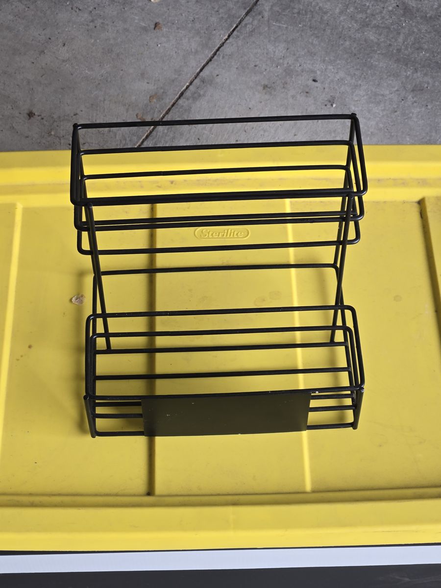 Liquor Organizer Coffee Syrup Rack - Premium Wine Bottle Rack and Cocktail Mixers - 6 Bottle Capacity