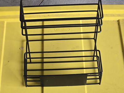 Liquor Organizer Coffee Syrup Rack - Premium Wine Bottle Rack and Cocktail Mixers - 6 Bottle Capacity