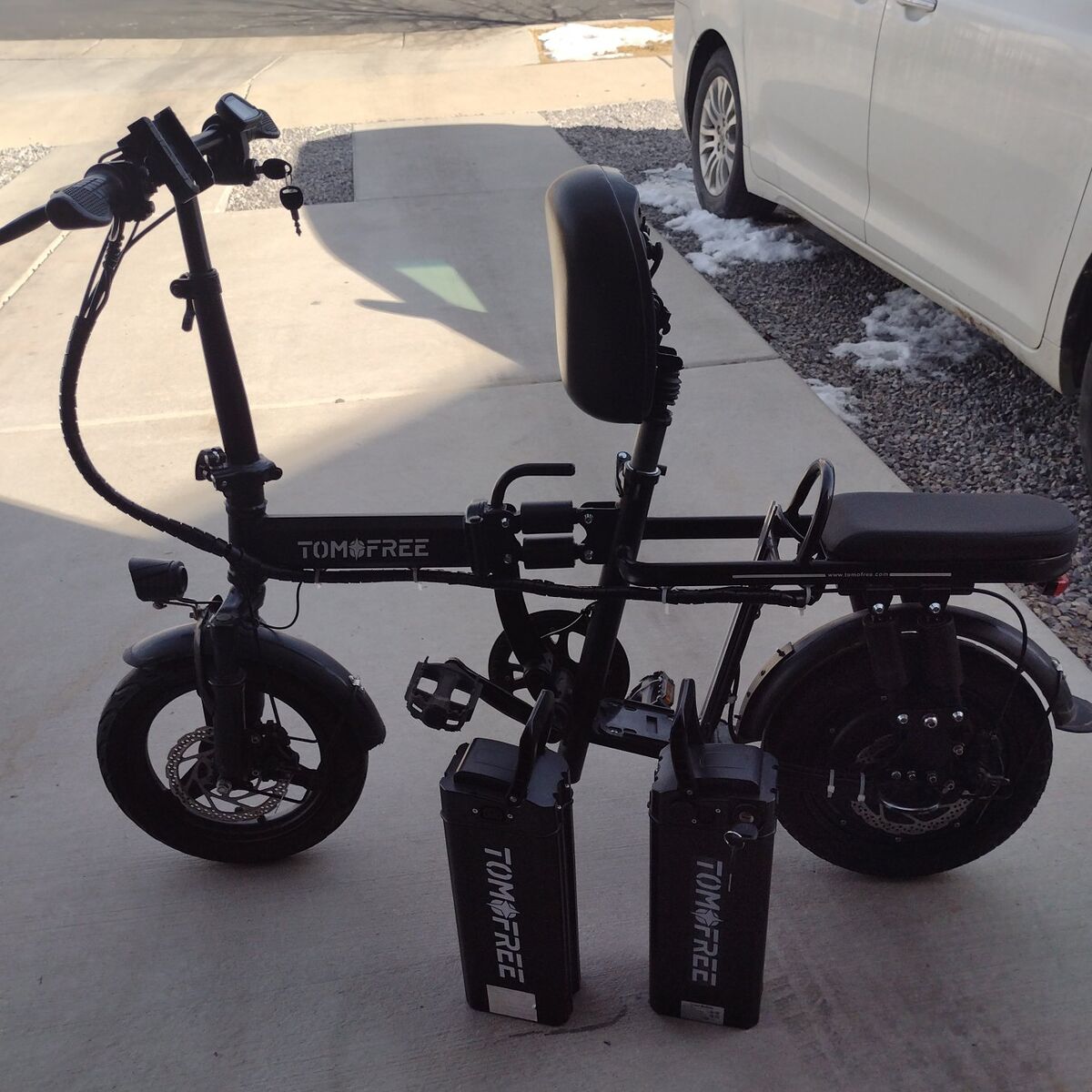 Upgraded Tomofree Z1 E-bike (two batteries)