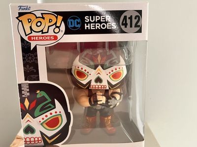 Funko Pop! DC Super Heroes Bane (412) Day of the Dead Sugar Skull Vinyl Figure