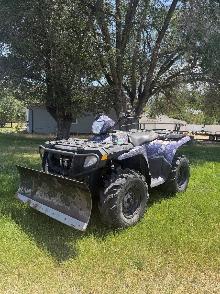2006 Polaris Sportsman 700 4x4 EFI ATV w/ Snowplow & Winch - New Tires & Battery