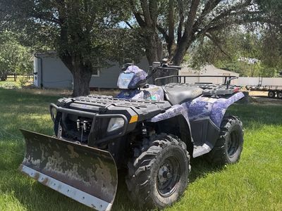2006 Polaris Sportsman 700 4x4 EFI ATV w/ Snowplow & Winch - New Tires & Battery