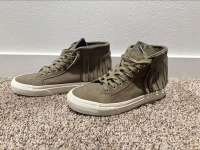 Womens Fringe High ToP Vans Size 8.5