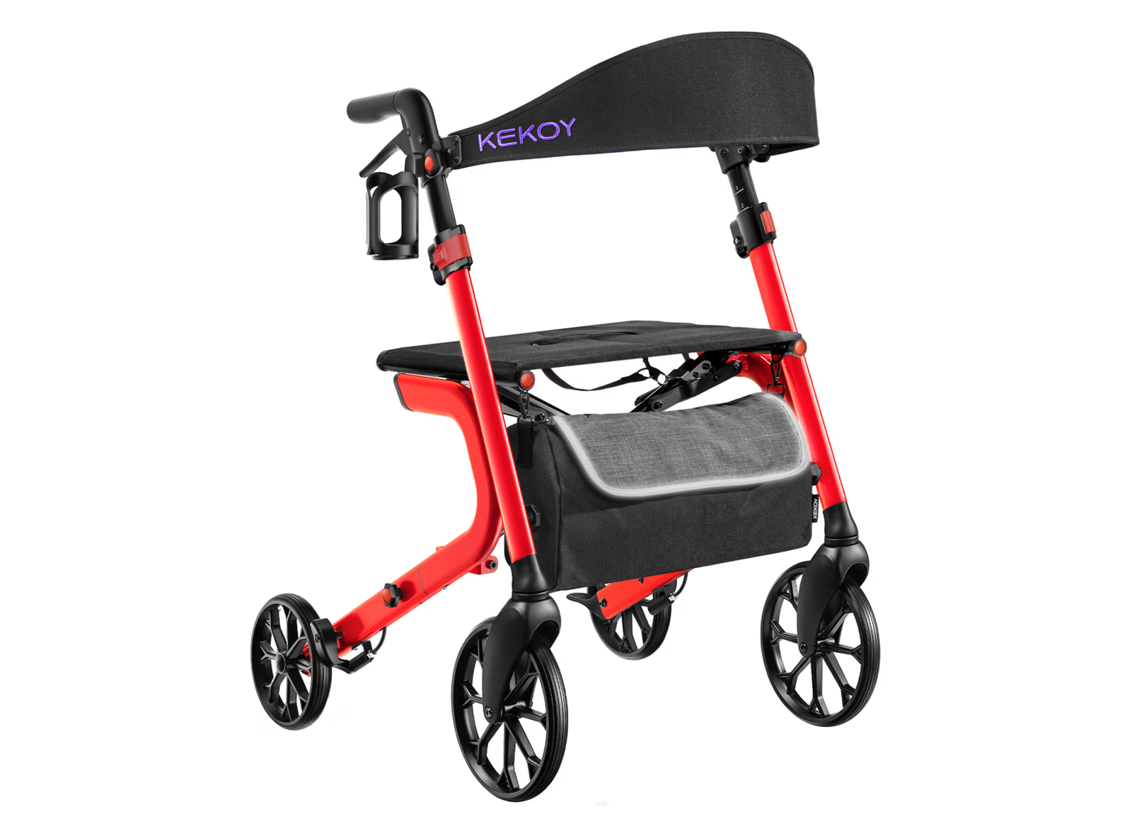 New in box, KEKOY Heavy-Duty Rollator Walker with Seat for Seniors, Walkers for Seniors with Seat,