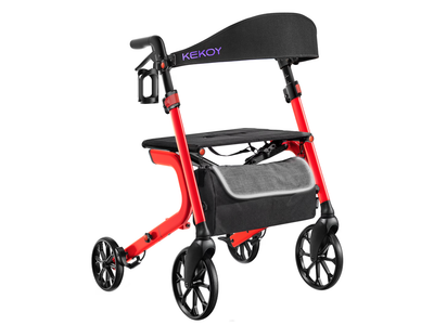 New in box, KEKOY Heavy-Duty Rollator Walker with Seat for Seniors, Walkers for Seniors with Seat,
