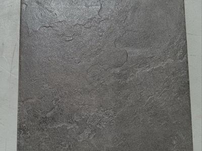 Floor Tile Leonardo Ceramica Strong NE Full-Body Italian Porcelain Tiles (12”x12”) 13+ Boxes Matte Slate Grey-Black color