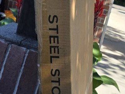 cover it brand 5 x 3 steel shed.
new in the box.