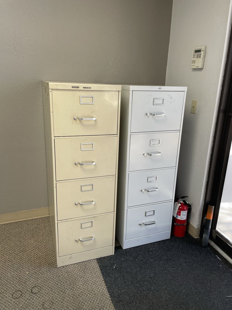 Office Equipment, Desk, Bookshelf, filing Cabinets