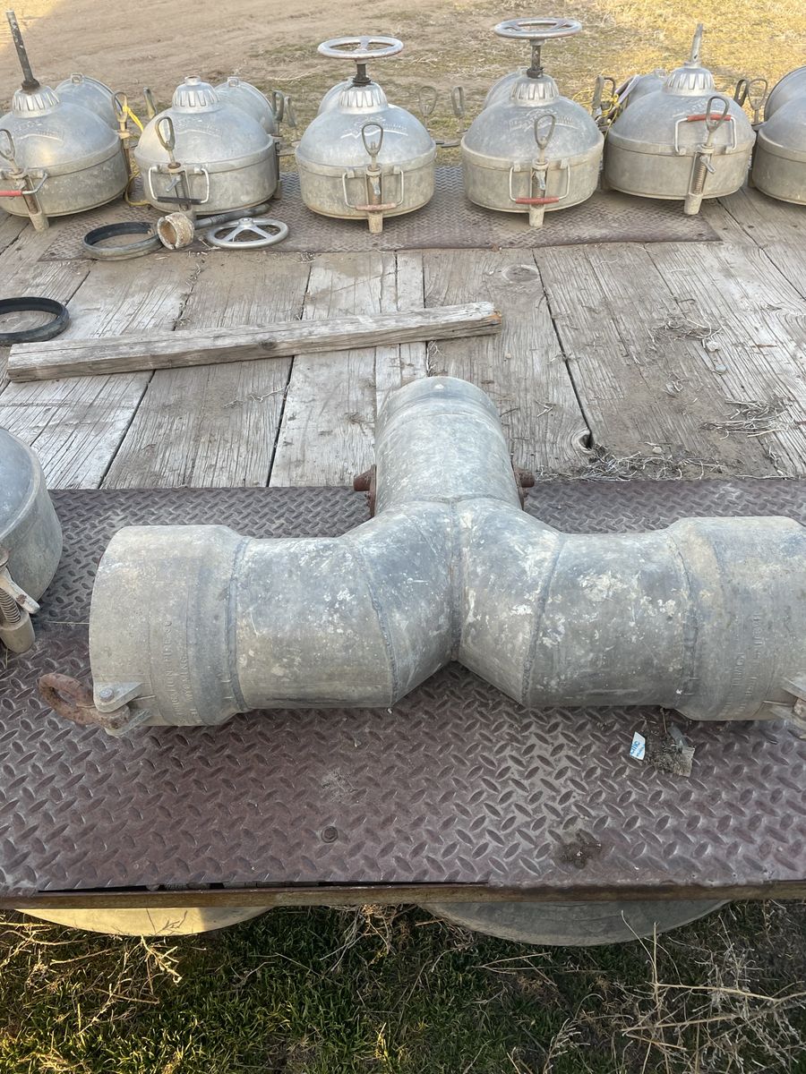 Irrigation tees.