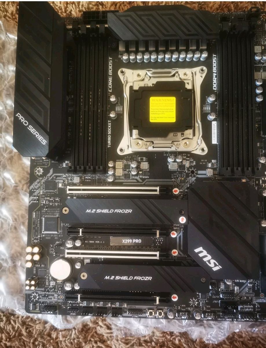 MSI X299 PRO LGA 2066 ATX Motherboard - X299 PRO