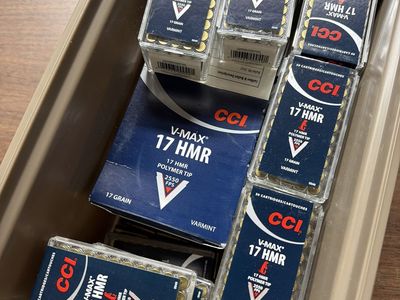 17 HMR Ammo - 1,200 Rds - CCI