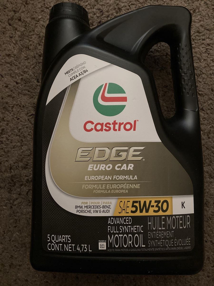 Castrol Full Synthetic 5w 30 Euro car blend