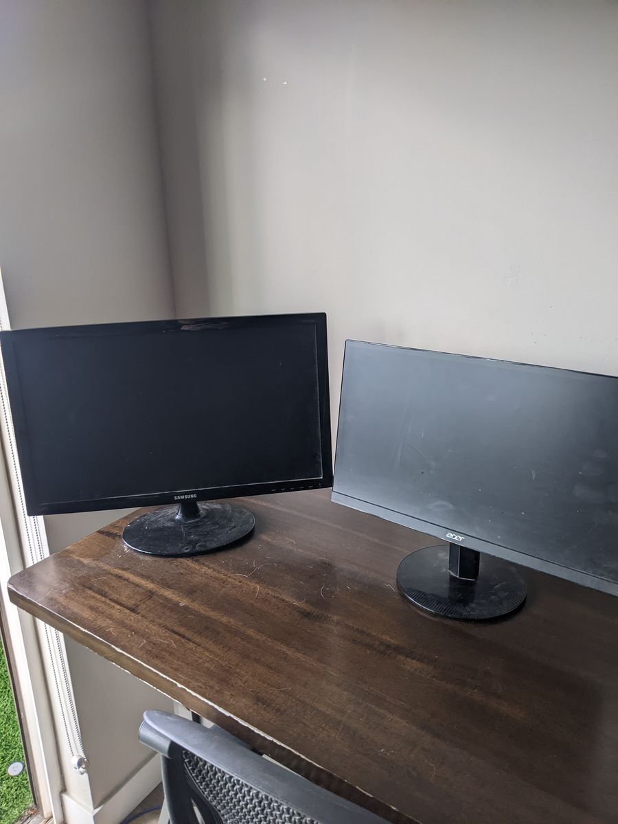 Two PC Monitors