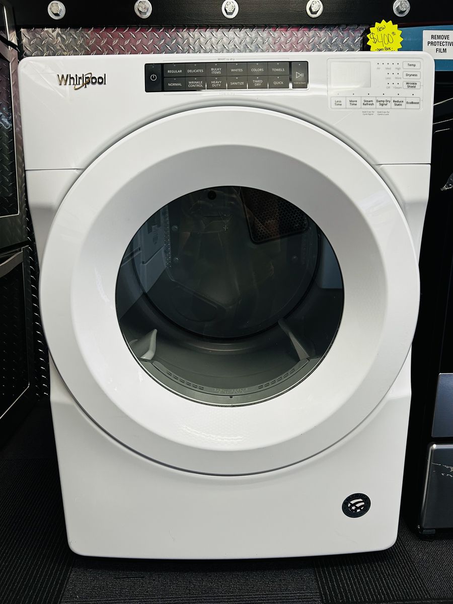 Whirlpool Steam Electric Front Load Dryer