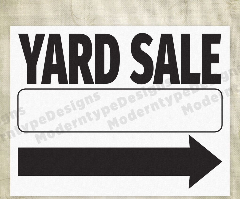YARD SALE 5/2/2026