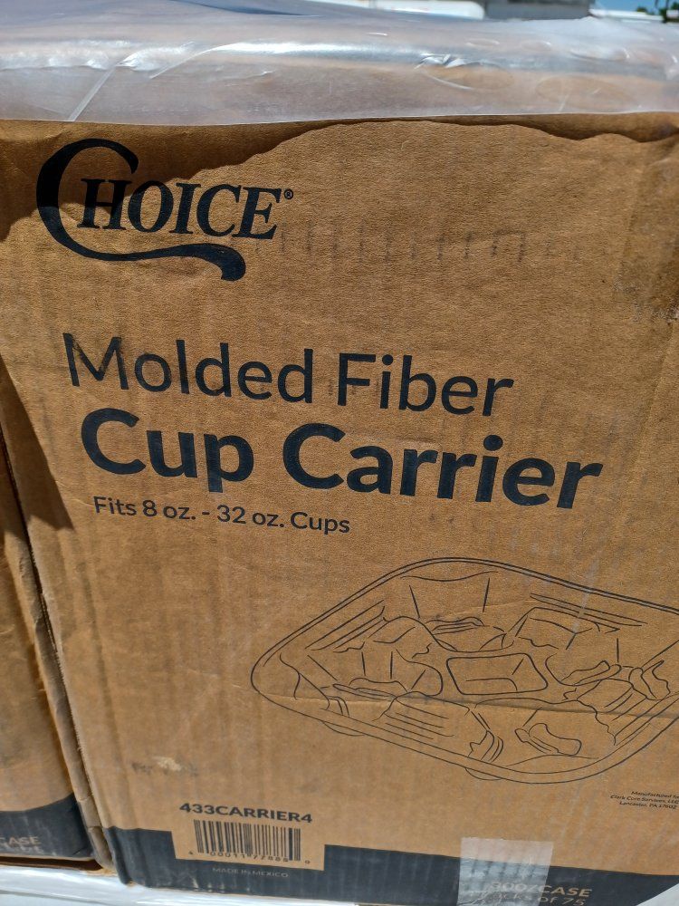 molded fiber cup carriers