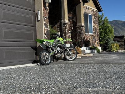 Kawasaki KX65 Dirt Bike - Green, Off-Road Motorcycle
