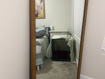 Gorgeous, large mid-century, modern Mirror 33”x57”