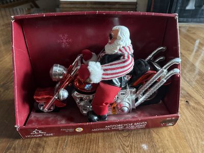 Holiday Time Motorcycle Christmas Santa DOESN’T WORK