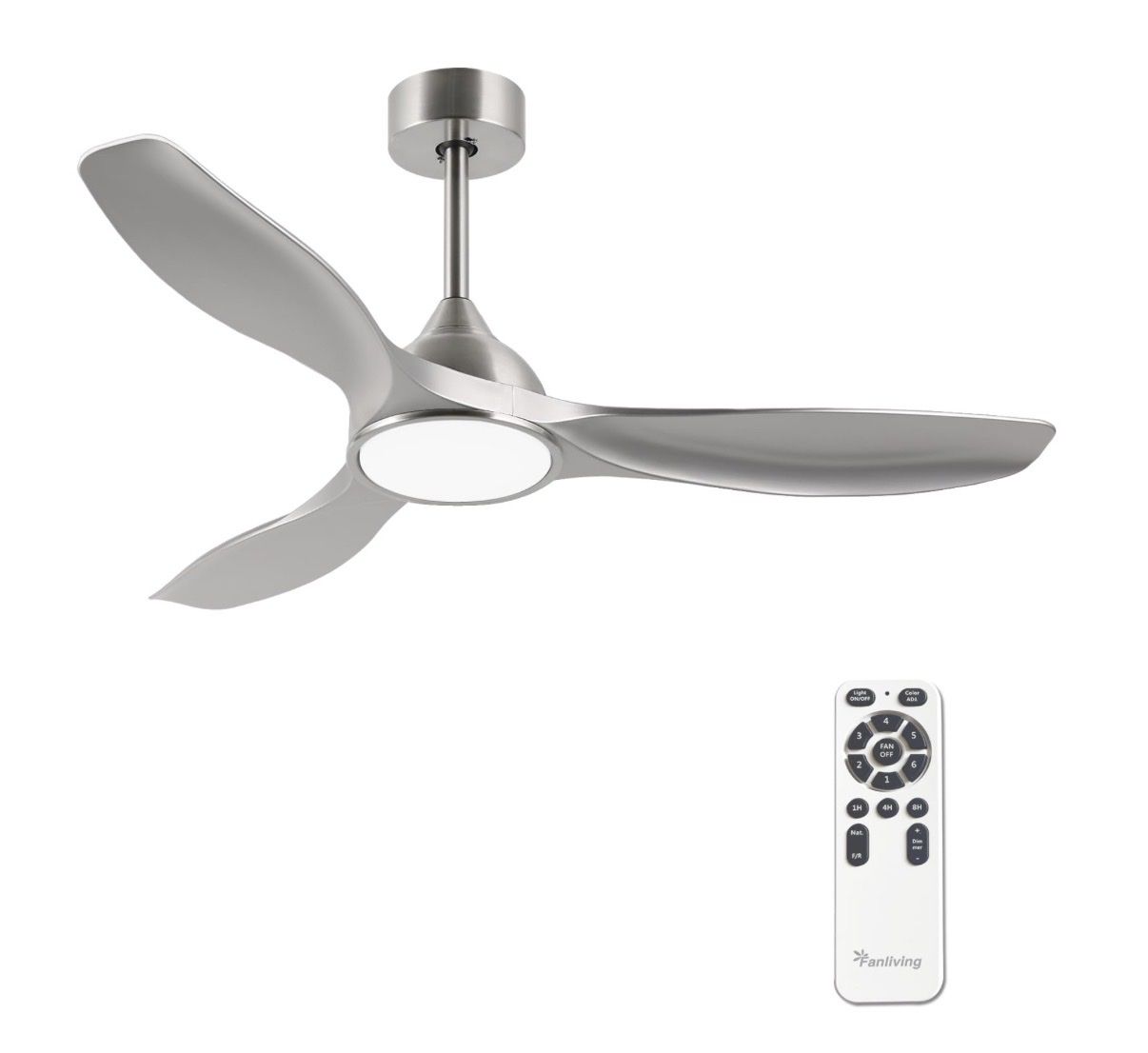 NEW! 52 Inch Quiet DC Motor Ceiling Fan