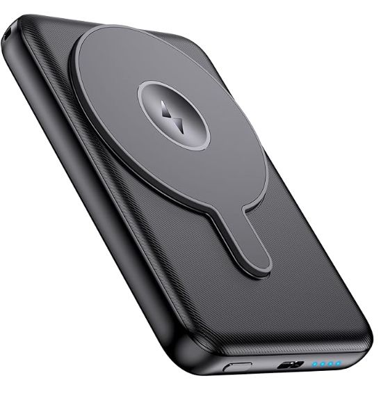 Kurdene ME08 Magnetic Power Bank Battery Pack 5000mAh Wireless Charger