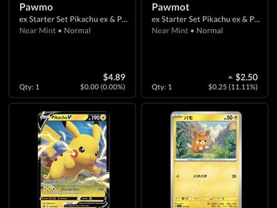 Pikachu Pokemon Cards For Sale