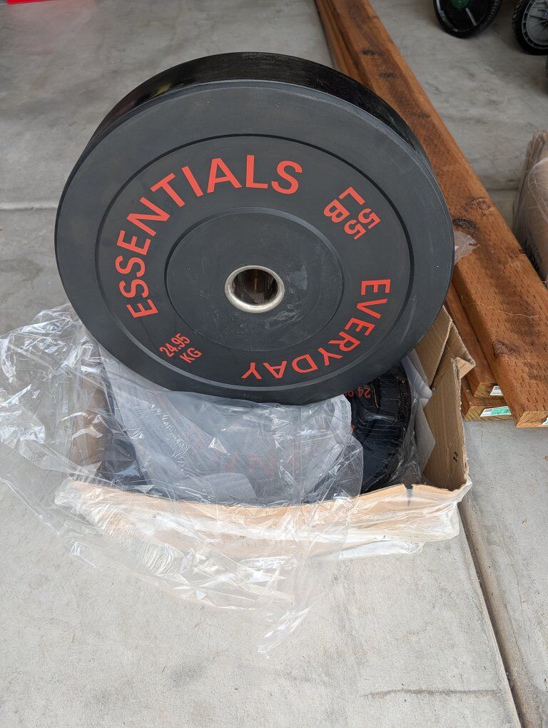 55 lbs Pair Bumper Plates